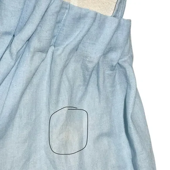 Tobi Angela Chambray Shift Dress SZ L Blue - Picture 11 of 11